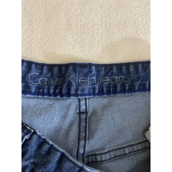 Calvin Klein Relaxed Straight Men’s Blue Denim Jeans Size 36W 30L - Picture 15 of 16